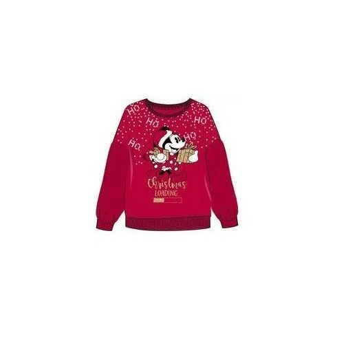 Disney Mickey karácsony gyerek pulóver piros 4év