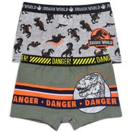   Jurassic World Danger Green dječje bokserice 2 komada/paket 2 - 3 godine / 92 - 98 cm