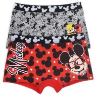   Disney Mickey Red dječje bokserice 2 komada/paket 6 - 8 godina / 116 - 128 cm