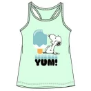 Snoopy Yum Green gyerek rövid póló, felső 10 év / 140 cm