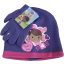 Disney Doc McStuffins Hug Purple Disney Dr Plüssi dječji set kapa + rukavice 52 cm