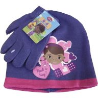   Disney Doc McStuffins Hug Purple Disney Dr. Plüssi dječji set kapa i rukavice 54 cm