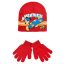 Disney Mickey Skate Red dječja kapa + rukavice set 52 cm