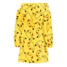 Pokémon Pika pončo deka od plišanog polara za 4 godine / 104 cm