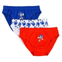   Sonic a sündisznó Gotta Go gyerek fehérnemű, alsó 3 darab/csomag 3 - 4 év / 98 - 104 cm