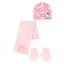 Hello Kitty Bow Pink dječji set kapa + šal + rukavice 54 cm