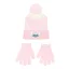 Disney Lilo és Stitch, A csillagkutya Ombre Pink gyerek sapka + kesztyű szett 52 cm