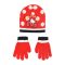 Hello Kitty Cute Dots Red dječji set kapa + rukavice 54 cm