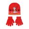Psići u ophodnji Marshall Red dječji set kapa + rukavice 54 cm