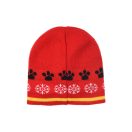 Psići u ophodnji Marshall Red dječji set kapa + rukavice 54 cm