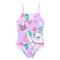 Disney Marie cica Flowers Purple gyerek fürdőruha, úszó 3 év / 98 cm