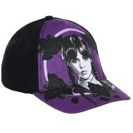 Wednesday Dark Vibes Crna dječja bejzbolska kapa 52 cm