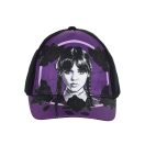 Wednesday Dark Vibes Crna dječja bejzbolska kapa 52 cm