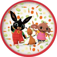 Bing Happy Carrots csúszásmentes micro lapostányér