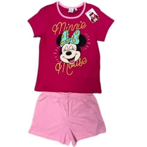 Disney Minnie gyerek rövid pizsama pink 3év