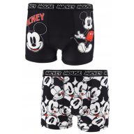 Disney Mickey Black muške bokserice 2 komada/paket S