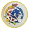 Sonic a sündisznó Rings csúszásmentes micro lapostányér