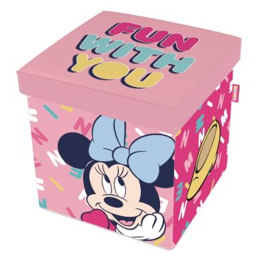 Disney Minnie játéktároló doboz tetővel