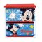 Disney Mickey Star stalak za igračke s 3 pretinca 53x30x60 cm
