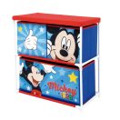 Disney Mickey Star stalak za igračke s 3 pretinca 53x30x60 cm