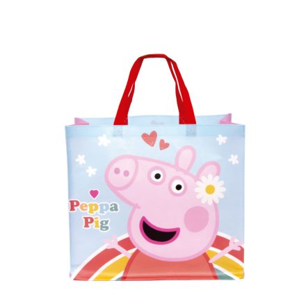 Peppa malac bevásárló táska chamomile