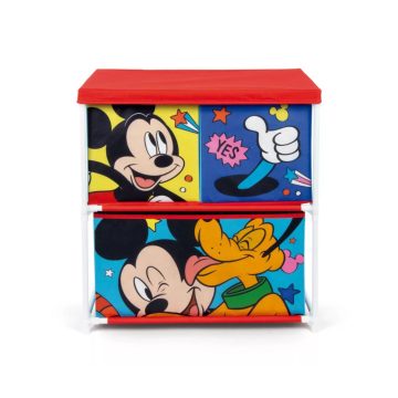   Disney Mickey játéktároló állvány 3 rekeszes 53x30x60cm