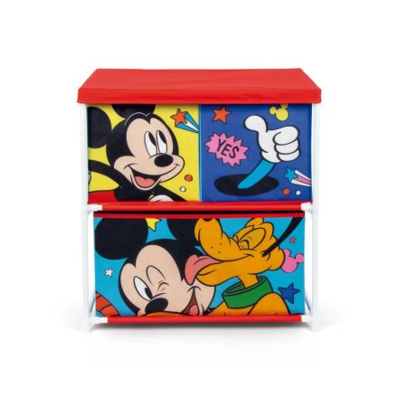 Disney Mickey játéktároló állvány 3 rekeszes 53x30x60cm