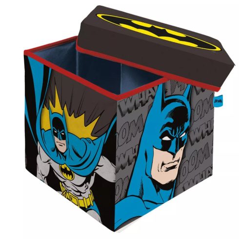 Batman játéktároló doboz tetővel 30x30x30cm