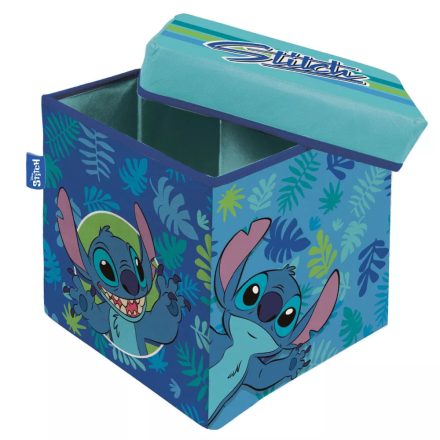 Disney Lilo és Stitch A csillagkutya játéktároló doboz tetővel leaf 30cm