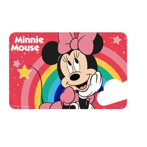 Disney Minnie tányéralátét szivárvány