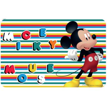 Disney Mickey tányéralátét csíkos
