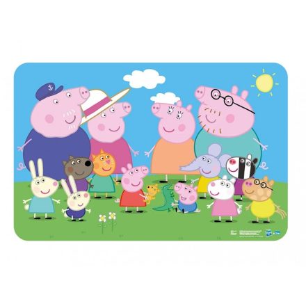 Peppa malac tányéralátét family