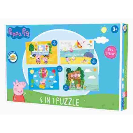 Peppa malac puzzle sommer 4 az 1-ben