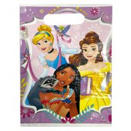   Disney Princeze Fun plastična poklon vrećica, vrećica za poklone, pakiranje od 10 komada