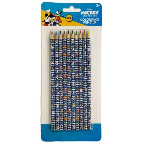 Disney Mickey színes ceruza 10 db-os 