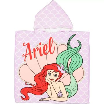 Disney Hercegnők poncsó törölköző Ariel (Fast Dry)