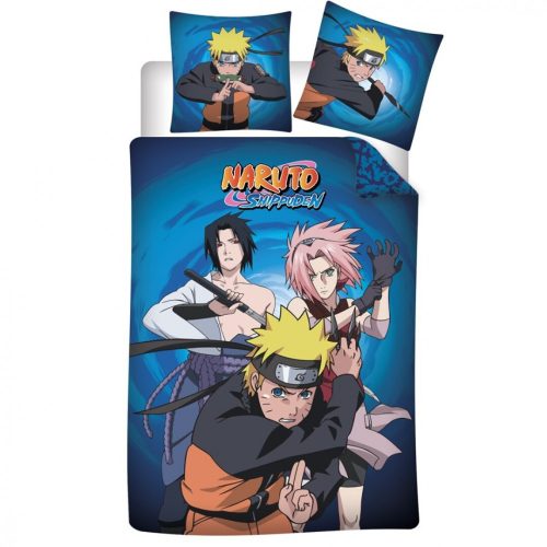 Naruto ágyneműhuzat 140x200cm 63x63cm microfibre (trio)