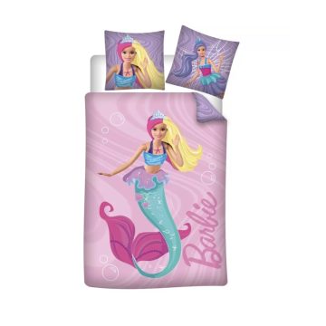 Barbie ágyneműhuzat 140x200cm 65x65cm (mermaid)