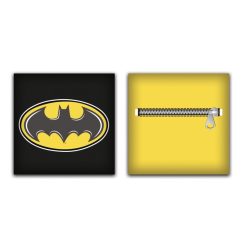   Batman Symbol párna, díszpárna levehető huzattal 35x35 cm Velúr
