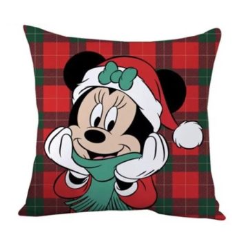   Disney Minnie és Mickey párna díszpárna karácsony 35x35cm