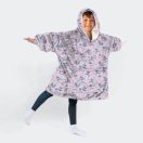 Disney Lilo i Stitch Dreamy pokrivač od pliša i flisa s kapuljačom, pončo za djecu od 7 do 14 godina