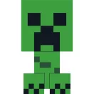 Minecraft Creeper jastučić oblika, ukrasni jastuci, 27x40 cm Velur