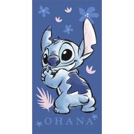   Disney Lilo i Stitch Ohana kupaonski ručnik, plažni ručnik 70x140cm (Fast Dry)