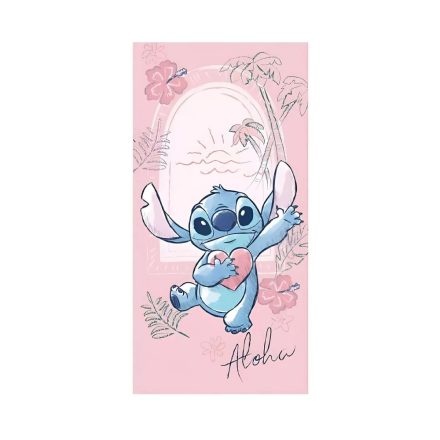 Lilo és Stitch A csillagkutya törölköző fürdőlepedő heart 70x140cm (Fast Dry)