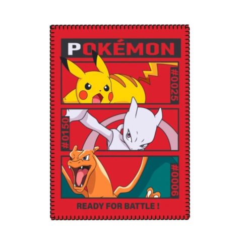 Pokémon polár takaró red 100x140cm