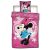 Disney Minnie ágyneműhuzat 140x200cm 63x63cm microfibre (pink)