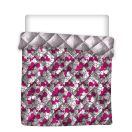 Hello Kitty Pink Bow prošiveni prekrivač, poplun 240x220cm