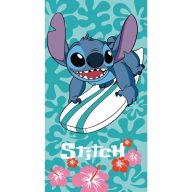   Disney Lilo és Stitch, A csillagkutya Surfing fürdőlepedő, strand törölköző 70x140cm (Fast Dry)