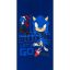 Sonic the Hedgehog Go Blur kupaonski ručnik, ručnik za plažu 70x140cm (Brzo sušenje)