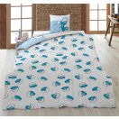 Štrumpfovi Fun Navlaka za posteljinu 140×200cm, 63×63 cm